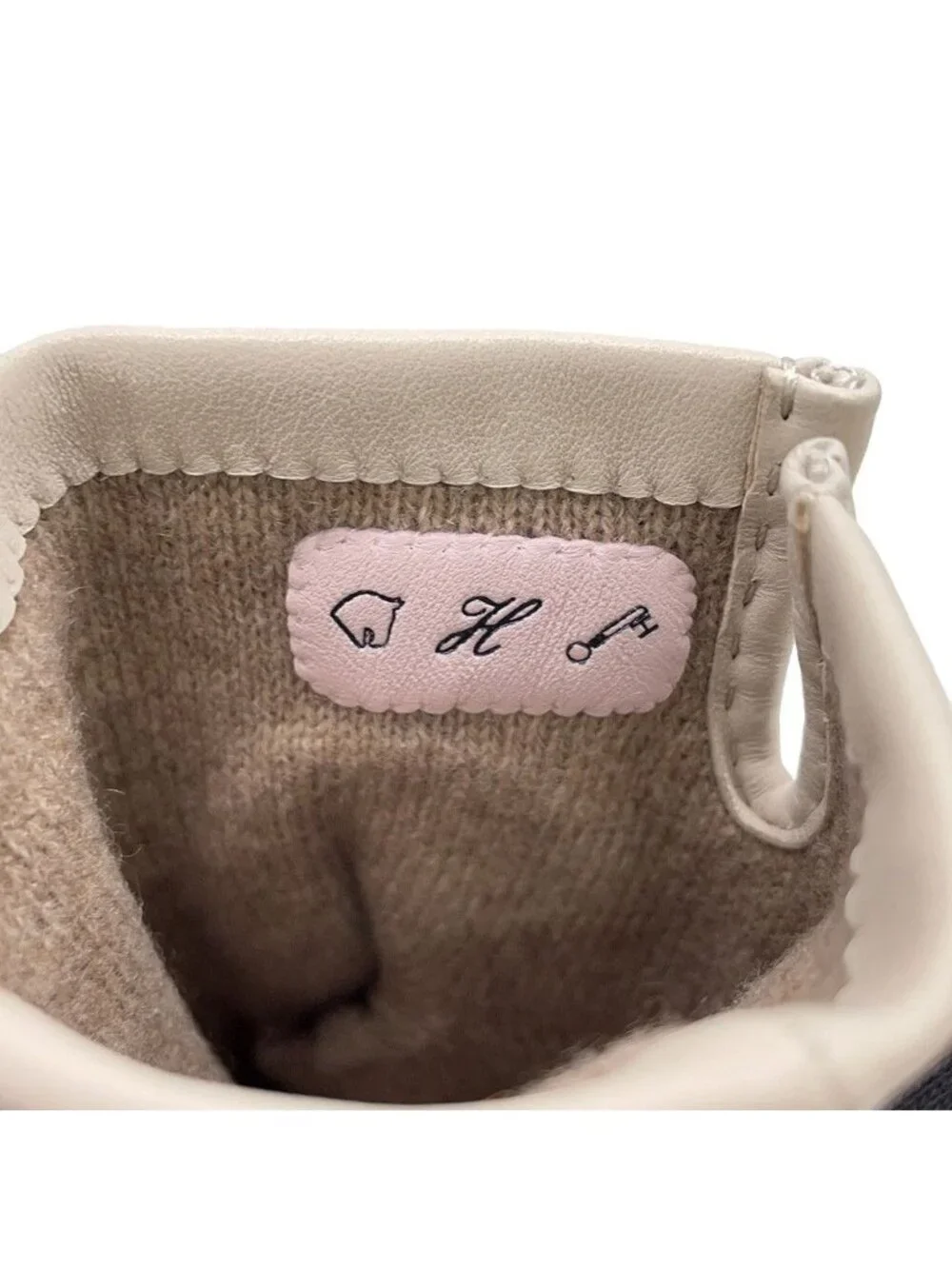 Hermes Glove Stitch Lambskin 7.5 Gloves Initials Included